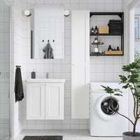 ENHET - Bathroom, anthracite/white frame,64x43x65 cm - best price from Maltashopper.com 19547260