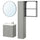 ENHET - Bathroom, anthracite/grey frame,64x33x65 cm