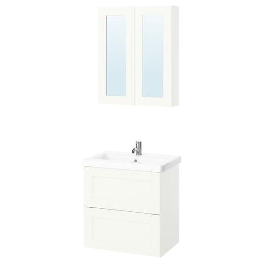 Ikea ENHET - Bathroom, white frame,64x43x65 cm