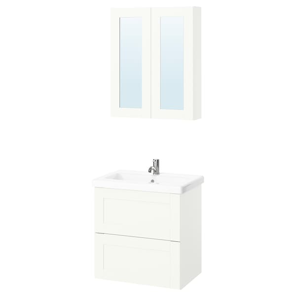 ENHET - Bathroom, white frame,64x43x65 cm