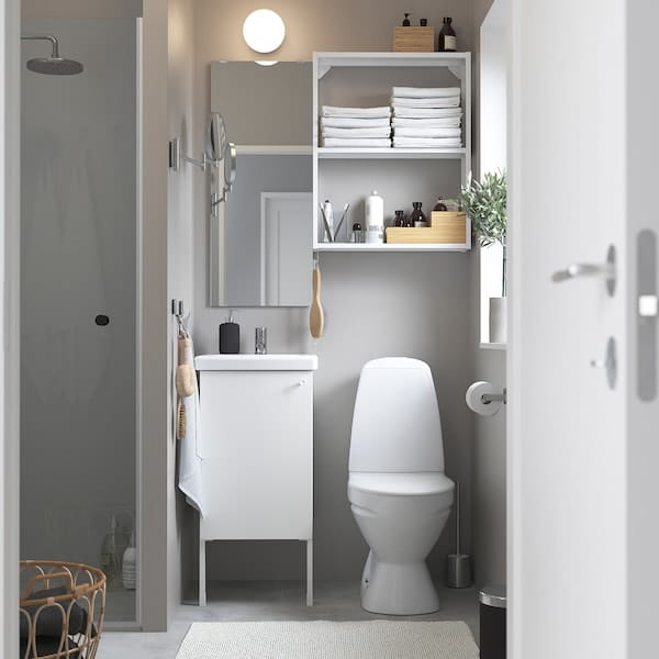 Ikea ENHET - Bathroom, white,44x43x87 cm