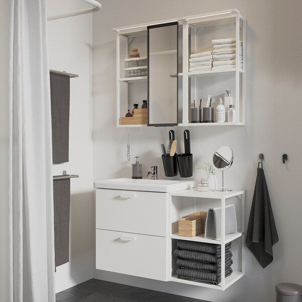 ENHET - Bathroom, white,102x43x65 cm - best price from Maltashopper.com 89547167