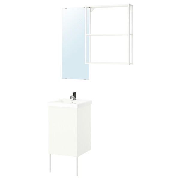 ENHET - Bathroom, white,44x43x87 cm - best price from Maltashopper.com 49546933