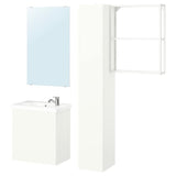 ENHET bathroom, white, 64x33x65 cm