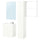 ENHET bathroom, white, 64x33x65 cm