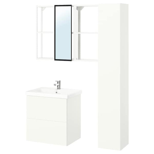 Ikea ENHET - Bathroom, white,64x43x65 cm