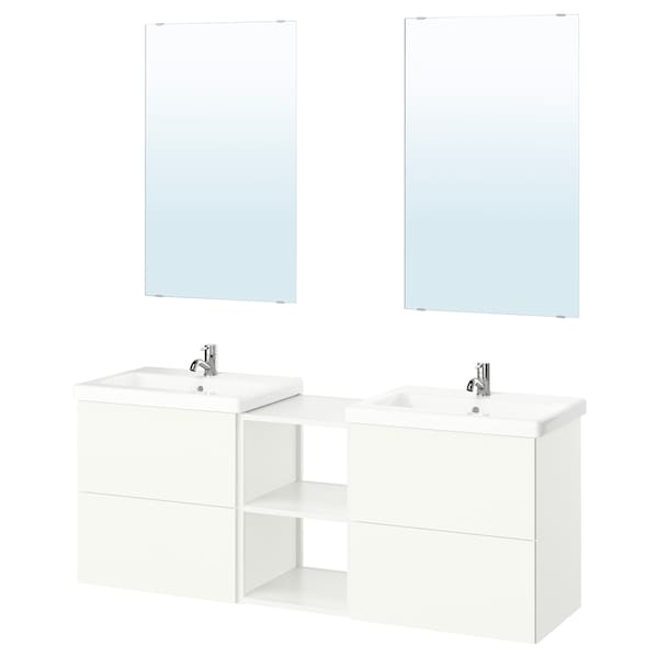 ENHET - Bathroom, white,164x43x65 cm - best price from Maltashopper.com 59547507