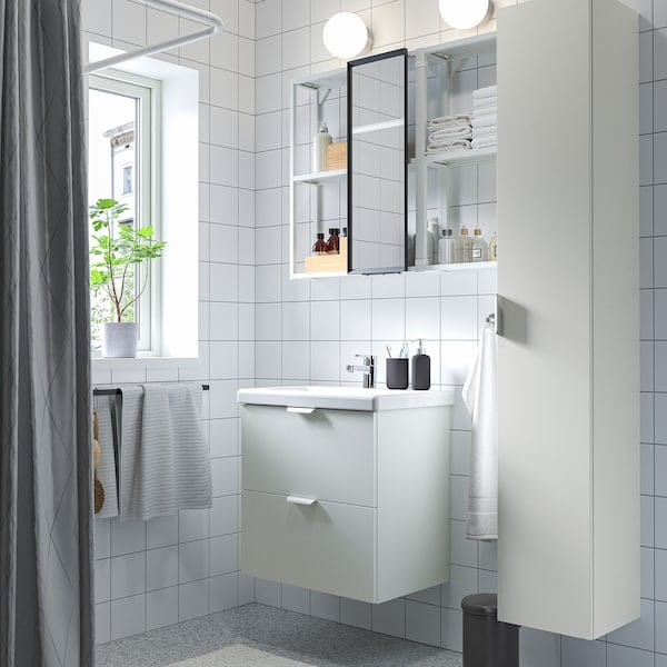 Ikea ENHET - Bathroom, white,64x43x65 cm