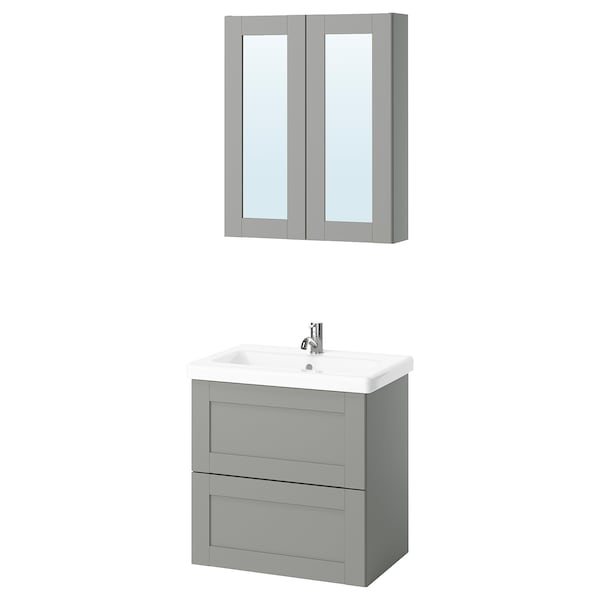 Ikea ENHET - Bathroom, grey frame,64x43x65 cm