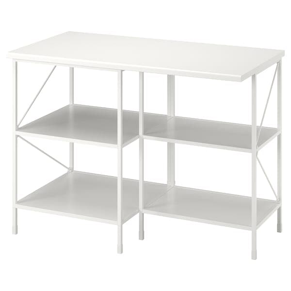 ENHET - Kitchen island, white, 123x63.5x91 cm