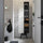 ENHET - ENHET Storage combination, anthracite/white frame, 60x32x180 cm