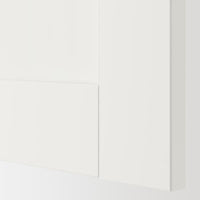 ENHET - Storage combination, anthracite/white frame, 120x32x225 cm - best price from Maltashopper.com 89547997
