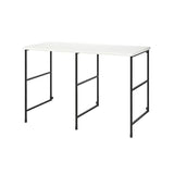 ENHET storage combination, anthracite/white laminate, 139x63.5x87.5 cm