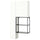 ENHET - Storage combination, anthracite/white, 90x32x180 cm