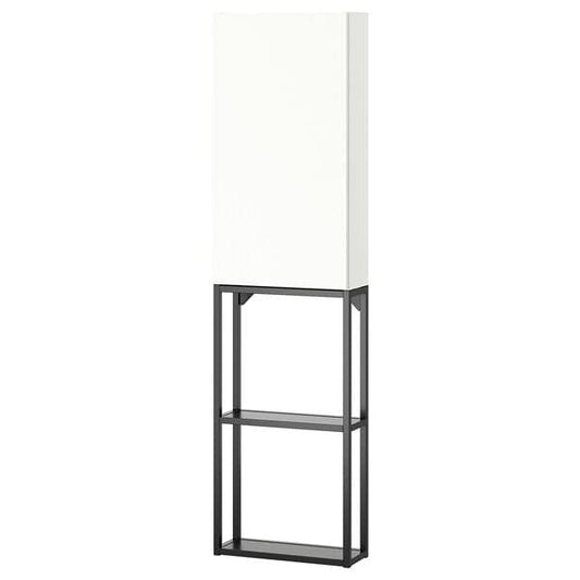 Ikea ENHET - Storage combination, anthracite/white, 40x17x150 cm