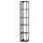 ENHET - Storage combination, anthracite/white, 60x32x180 cm