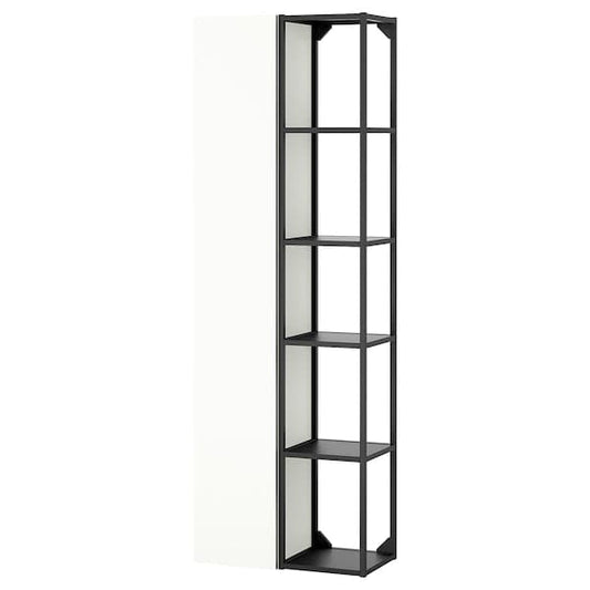 Ikea ENHET - Storage combination, anthracite/white, 60x32x180 cm