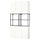 ENHET - Storage combination, anthracite/white, 120x32x225 cm