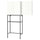 ENHET - ENHET Storage combination, anthracite/white, 140x32x204 cm