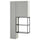 ENHET - Storage combination, anthracite/grey frame, 90x32x180 cm