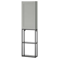ENHET - Storage combination, anthracite/grey frame, 40x17x150 cm - best price from Maltashopper.com 89548119