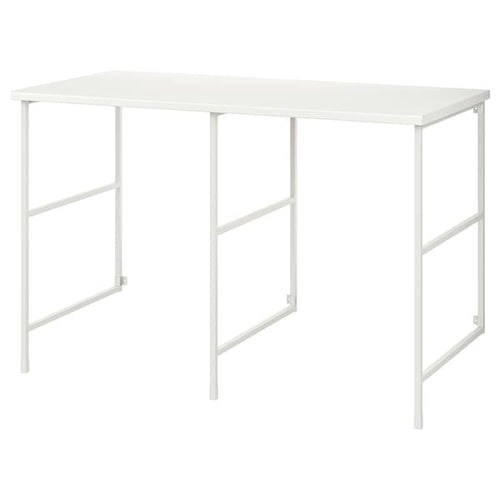 ENHET - ENHET Storage combination, white/white laminate, 139x63.5x87.5 cm