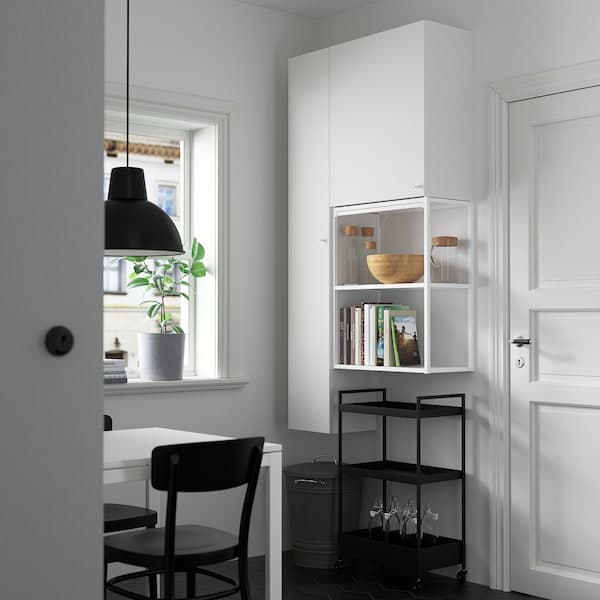 ENHET - Storage combination, white, 90x32x180 cm - best price from Maltashopper.com 69547960
