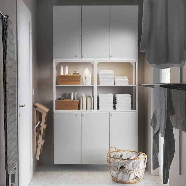 Ikea ENHET - Storage combination, white, 120x32x225 cm
