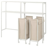 ENHET storage combination, white, 160x30x129 cm