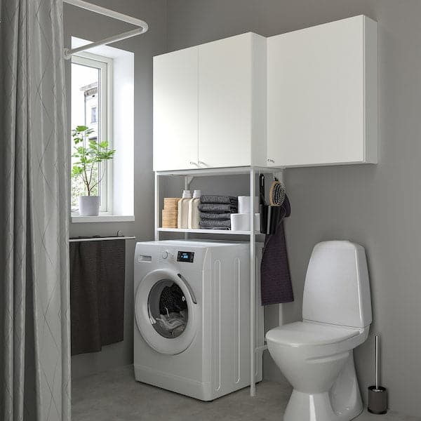 Ikea ENHET - Storage combination, white, 140x32x204 cm
