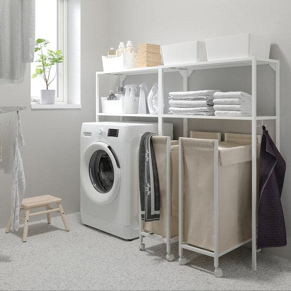 ENHET - Storage combination, white, 160x30x129 cm - best price from Maltashopper.com 59477463