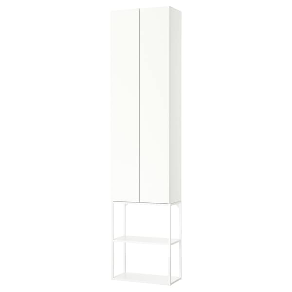 ENHET - Storage combination, white, 60x32x255 cm