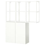 ENHET storage combination, white, 120x32x150 cm