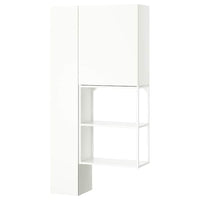 ENHET - Storage combination, white, 90x32x180 cm - best price from Maltashopper.com 69547960