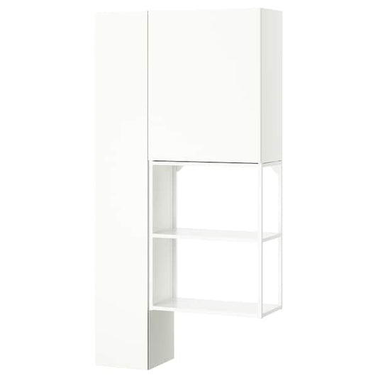 Ikea ENHET - Storage combination, white, 90x32x180 cm