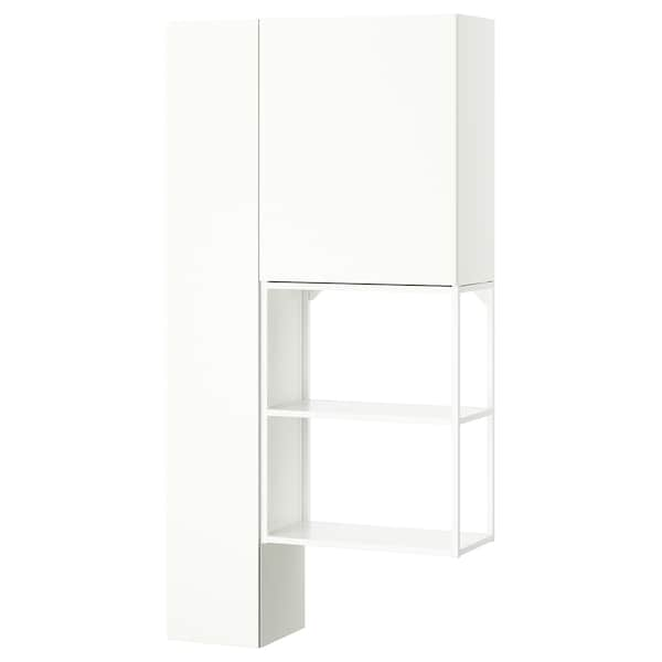 ENHET - Storage combination, white, 90x32x180 cm