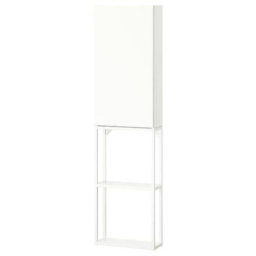 ENHET - Storage combination, white, 40x17x150 cm