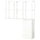 ENHET - Storage combination, white, 120x32x150 cm