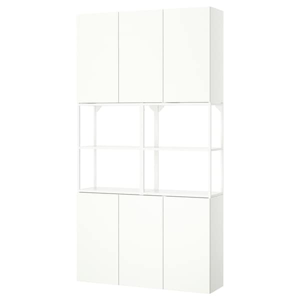 Ikea ENHET - Storage combination, white, 120x32x225 cm