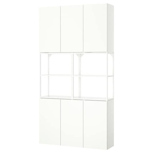 Ikea ENHET - Storage combination, white, 120x32x225 cm