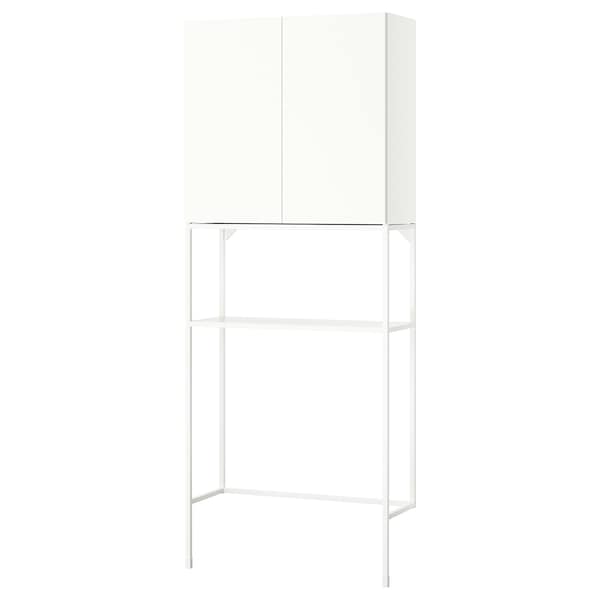 ENHET - Storage combination, white, 80x32x204 cm - best price from Maltashopper.com 89547940