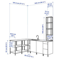 ENHET - Corner kitchen , - best price from Maltashopper.com 49338236