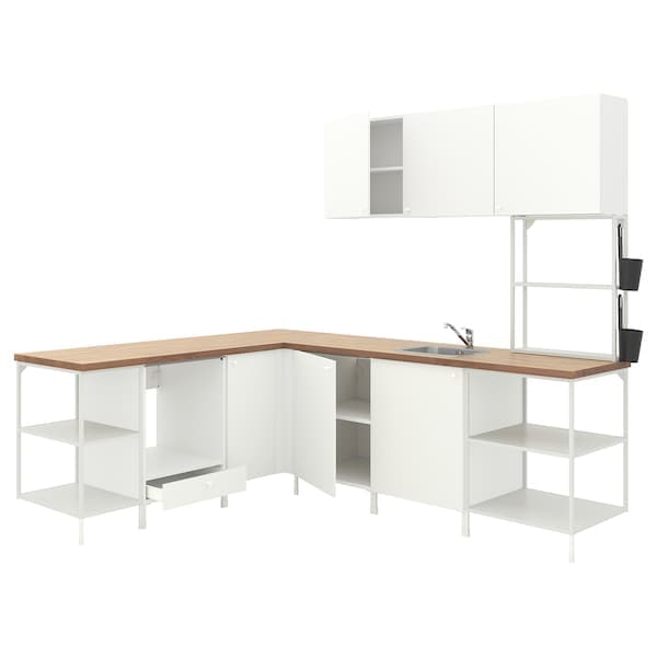 ENHET Angular kitchen - white