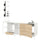 ENHET kitchen, white/oak effect