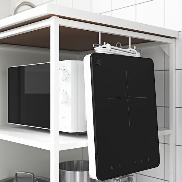 Ikea ENHET Kitchen - white/oak effect 103x63.5x222 cm , 103x63.5x222 cm