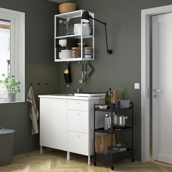 ENHET Kitchen - white 103x63.5x222 cm , 103x63.5x222 cm - best price from Maltashopper.com 39336681