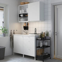 ENHET Kitchen - white 123x63.5x222 cm , 123x63.5x222 cm - best price from Maltashopper.com 49337171