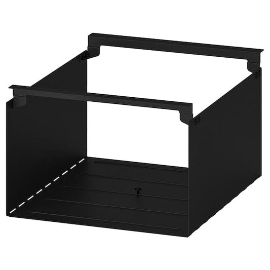 Ikea ENHET - Hanging shelf insert, anthracite, 26x28x15 cm