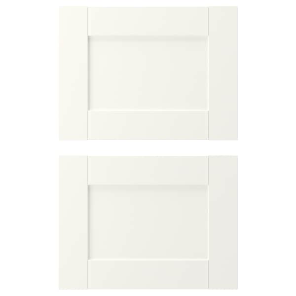 ENHET - Drawer front, white frame, 40x30 cm