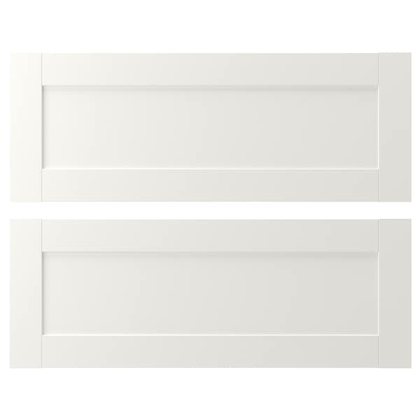 ENHET - Drawer front, white frame, 80x30 cm - best price from Maltashopper.com 40457733
